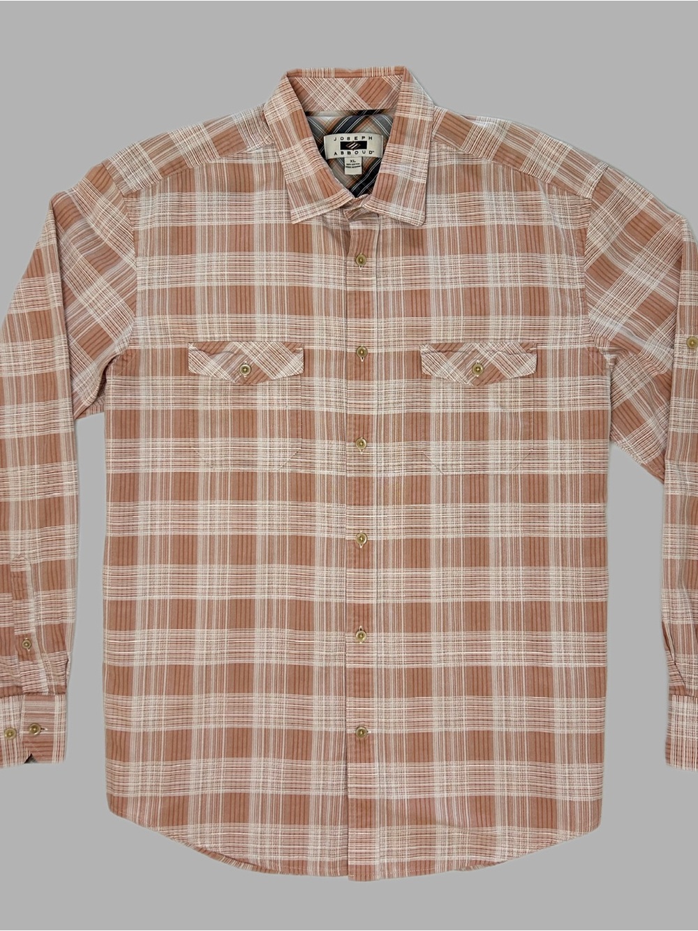 Joseph Abboud Men’s XL 100% Cotton Long Sleeve Button Down